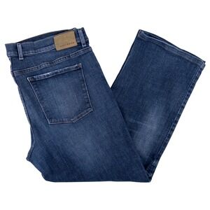 Mott & Bow Mens 40x28 (tag 40x32) Wooster Straight Leg Jeans Blue Stretch Denim